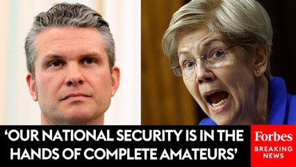 Elizabeth Warren Calls For Trump To Fire Defense Sec. Pete Hegseth Over The Signal Group Chat Leak
