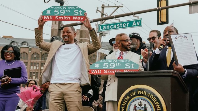 Will Smith returns home for West Philadelphia street naming in his honor.