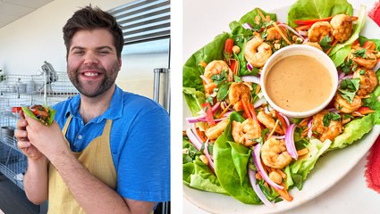 How to Make Shrimp Lettuce Wraps