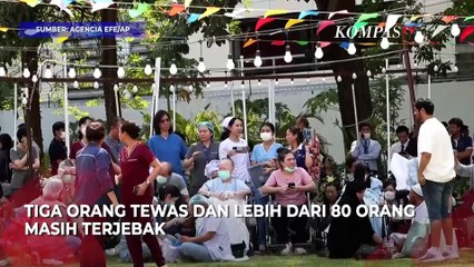 PM Thailand Turun ke Lokasi Gedung Ambruk di Chatuchak, 3 Orang Tewas