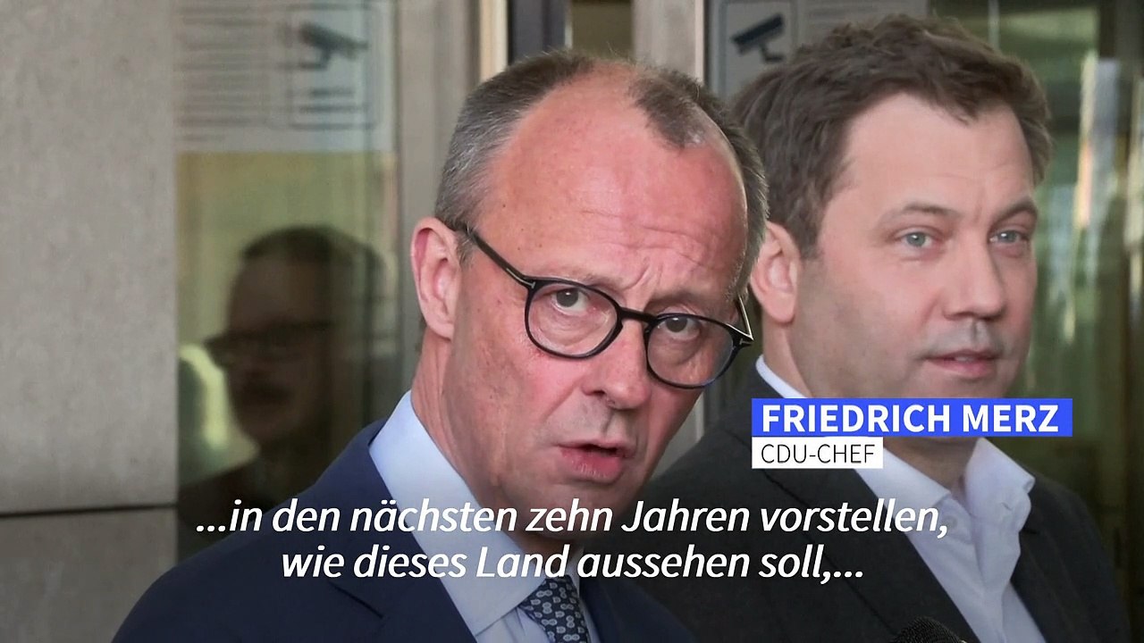 Merz zu Schwarz-Rot: 'Immer größeres Vertrauen'