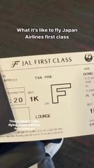 What It's Like to Fly Japan Airlines First Class