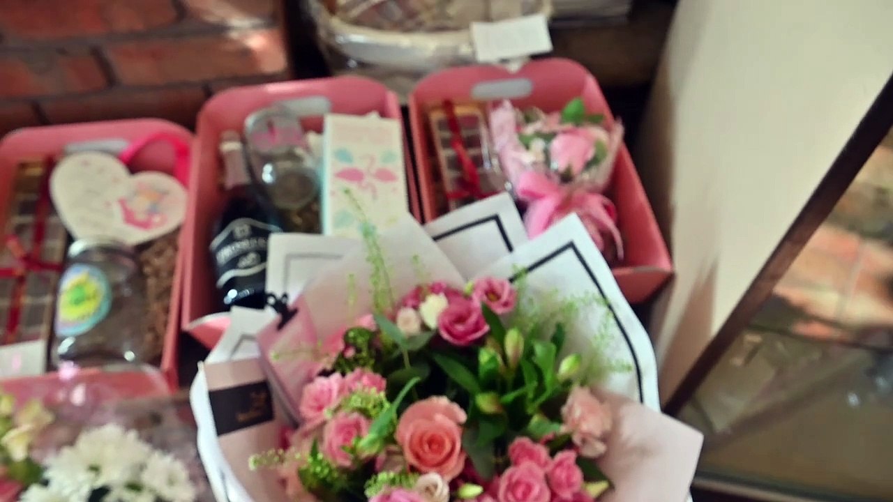 Mothers Day at a Wolverhampton flower shop.