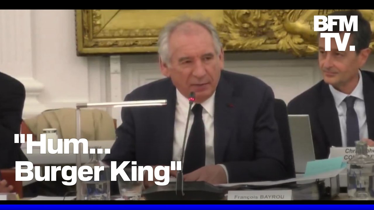 "Hum... Burger King": le Premier ministre reprend le slogan de la célèbre enseigne de fastfood en plein conseil municipal