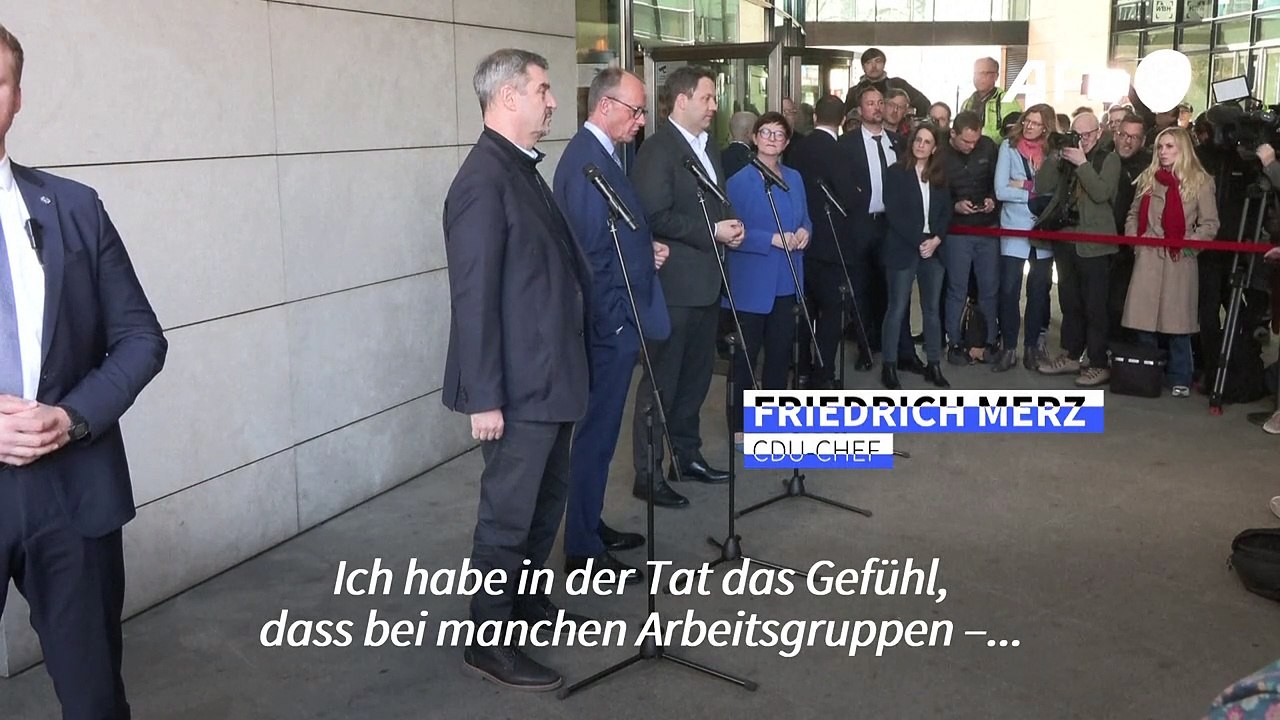 Merz: Koalitionsgespräche kein „Wünsch dir was“