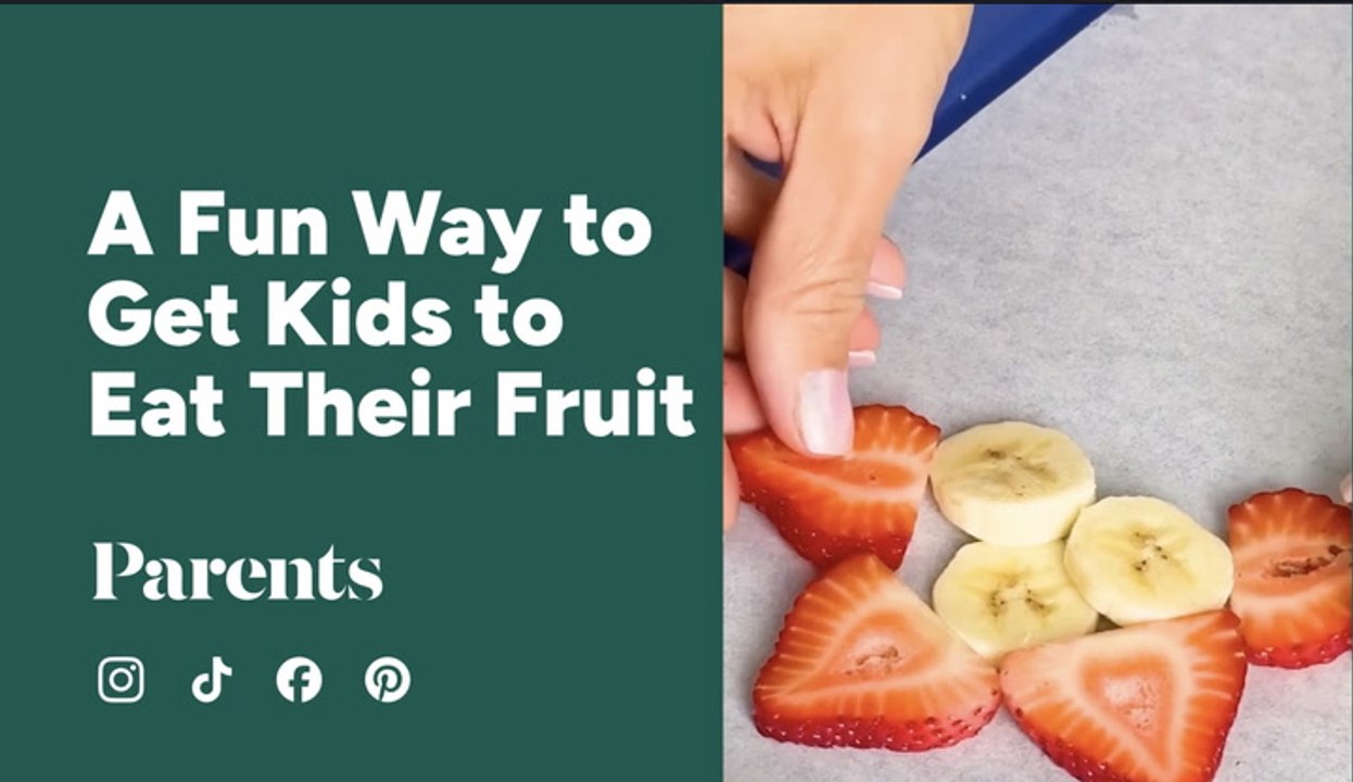 A Fun Way to Get Kids to Eat Their Fruit