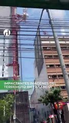 Las impresionantes imágenes del terremoto en Myanmar