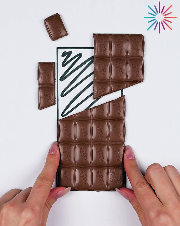Sneak a bite with this chocolate hack 🍫😉