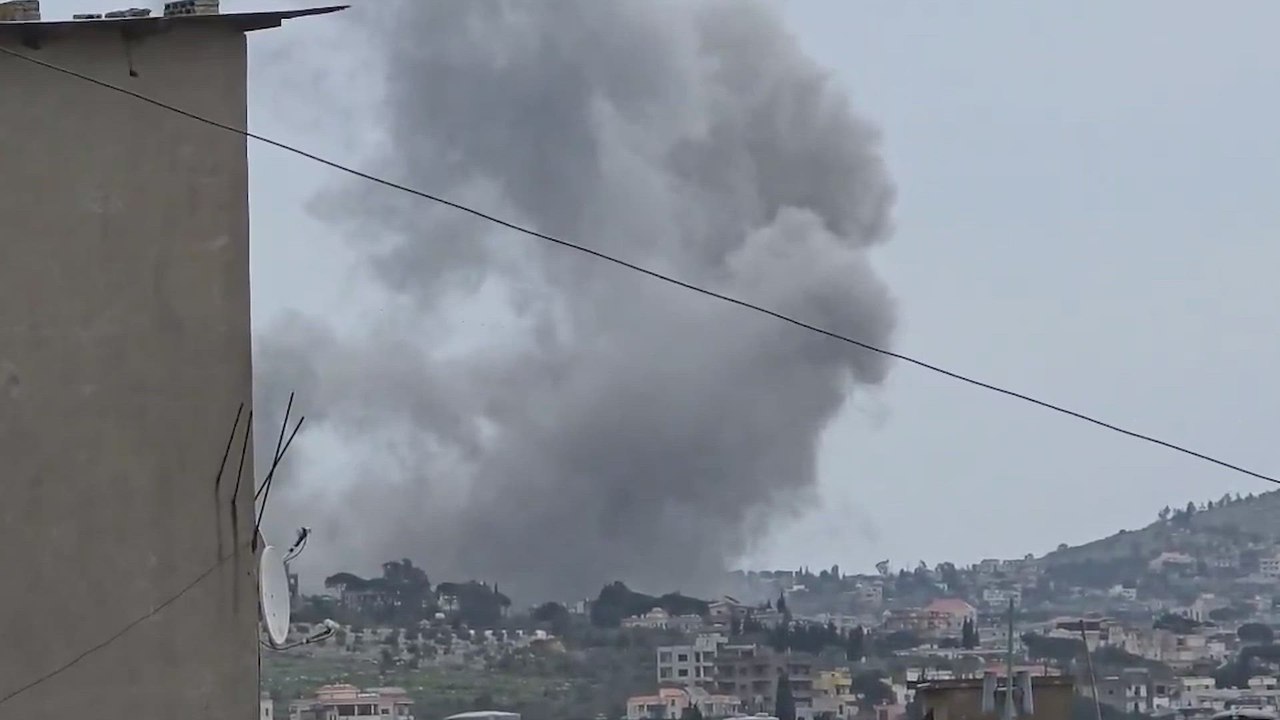 Israel ataca con drones un edificio de Beirut por primera vez desde el alto el fuego en Líbano