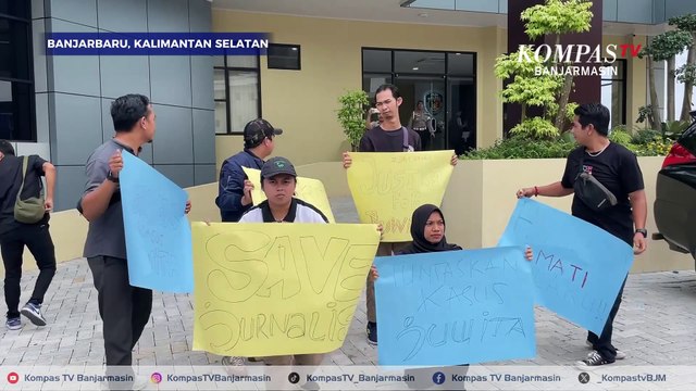 Justice for Juwita, Jurnalis Banjarbaru Gelar Aksi Solidaritas Dukung Usut Tuntas Kasus
