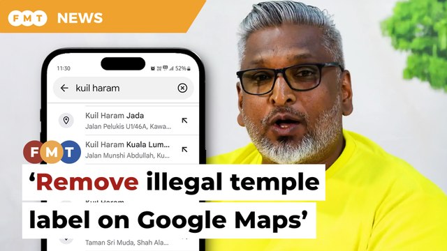 Govt urged to help remove ‘illegal temple’ label on Google Maps