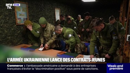Guerre en Ukraine: pour encourager les moins de 25 ans à s'engager, Kiev lance des "contrats-jeunes"