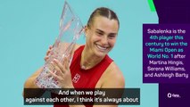 'Super happy' Sabalenka reflects on winning Miami Open