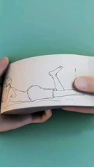 [Works about happiness at your fingertips] Copy and open YouTube # hand-flip book # innovation #shot