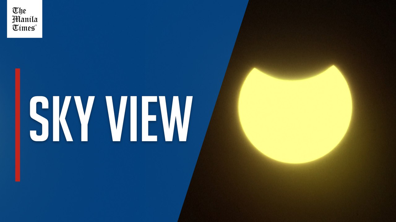 People gather to witness partial solar eclipse in Spanish town of Ronda