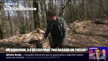 Dordogne: ils découvrent par hasard des dizaines de bijoux anciens en or, diamant et perle