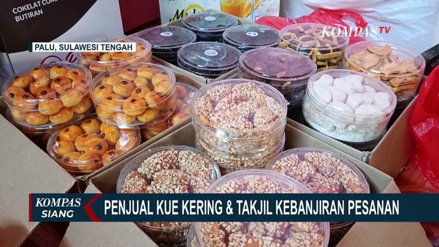Ramadan Bawa Berkah, Begini Kisah Pelaku UMKM Kue Kering & Takjil di Palu Ramai Orderan