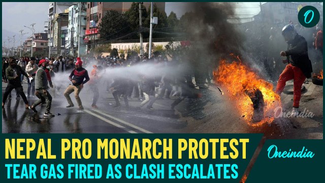 Nepal Clashes: Police Use Tear Gas, Batons as Protests Turn Violent Amid Political Unrest