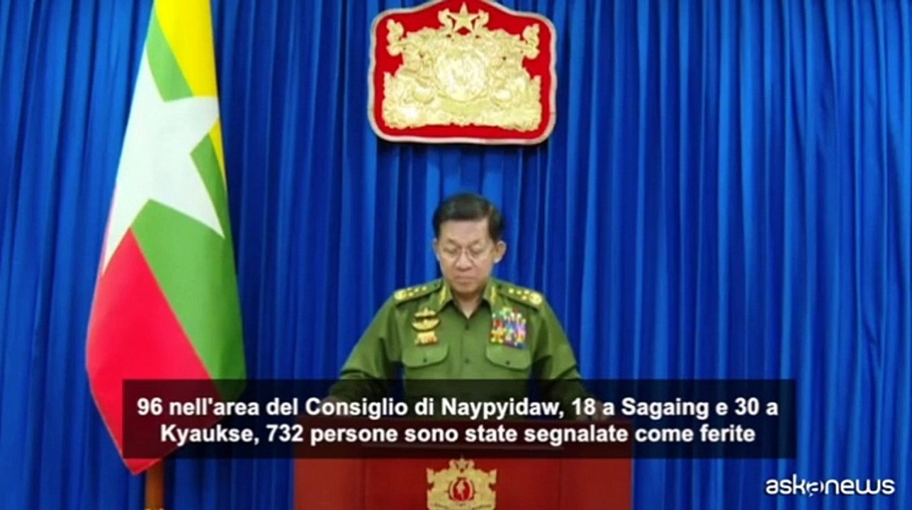 Sisma Myanmar, capo giunta militare: almeno 144 morti, 732 feriti