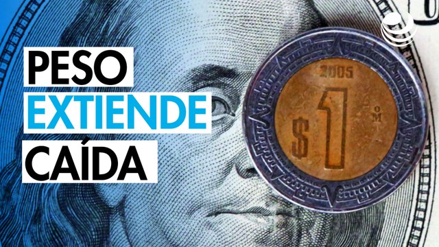 Peso mexicano extiende caída por preocupaciones sobre aranceles