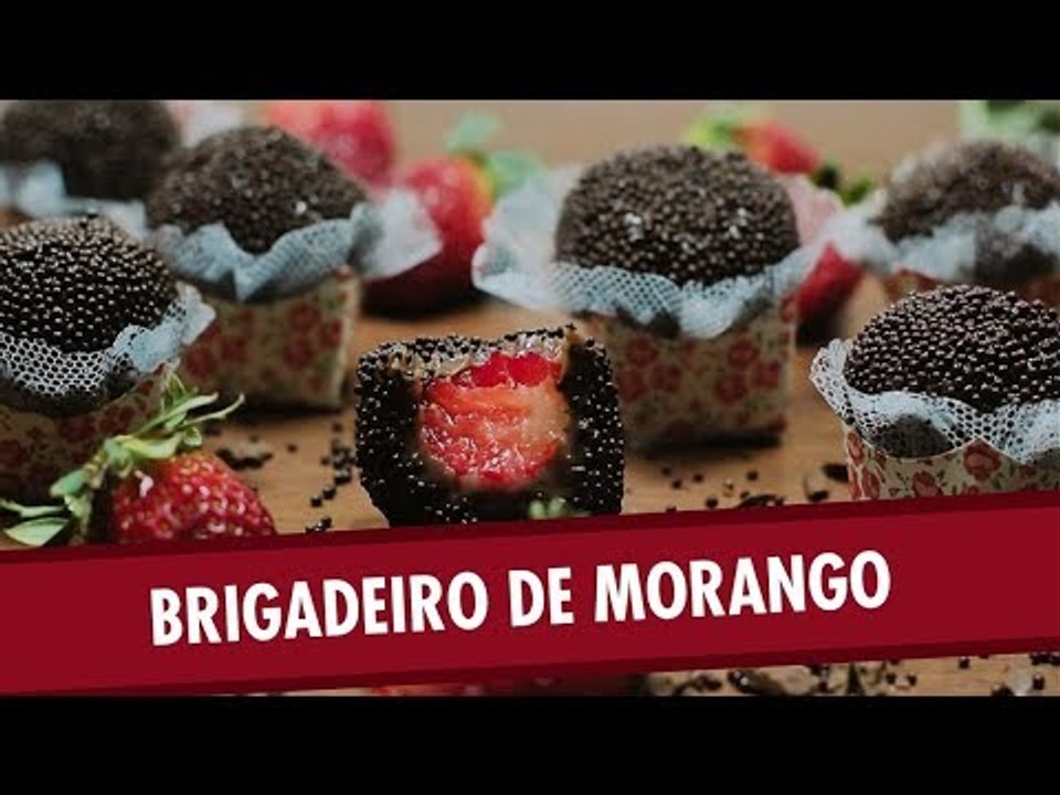 Brigadeiro de morango