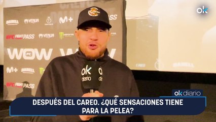 Miguel Ángel 'Colombo': "¿El cambio de rival? Sigo la misma estrategia de darle una hostia y tumbarlo"