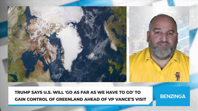 Trump Says U.S. Will 'Go As Far As We Have To Go' To Gain Control Of Greenland Ahead Of VP Vance’s Visit
