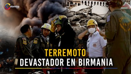 Temblor 7.7 Sacude Asia: Birmania Epicentro de la Destrucción | Imágenes Impactantes
