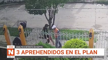 SCZ  TRES APREHENDIDOS EN EL PLAN
