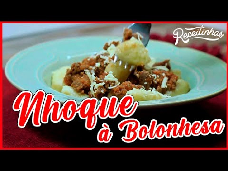 Nhoque com molho à Bolonhesa: Fácil de Fazer e uma Delícia | Receitinhas
