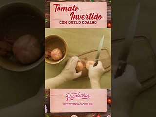 Receita de Tomate Recheado fácil de fazer  #shorts