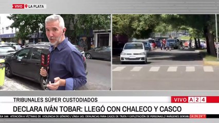 🚨 OPERATIVO DE SEGURIDAD: DECLARA EL BARRA DE ESTUDIANTES IVÁN TOBAR EN LA PLATA