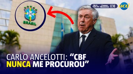 Ancelotti nega contato com CBF para comandar a seleção brasileira