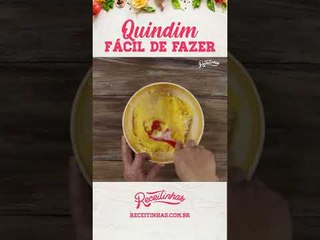 COMO FAZER QUINDIM COM POUCOS INGREDIENTES  #shorts