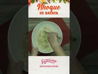 Receita de Nhoque à Parmegiana fácil e rápida de fazer   #shorts