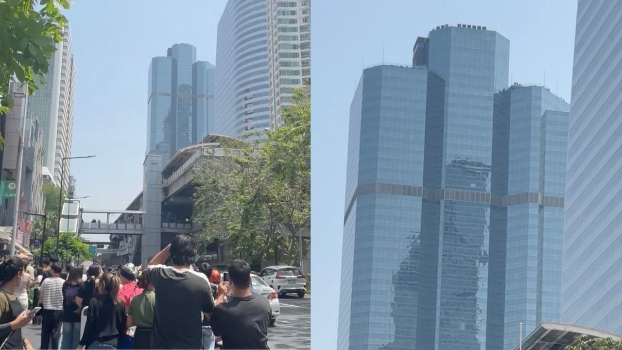 Bangkok skyscraper sways in terrifying tremor as Myanmar earthquake kills dozens