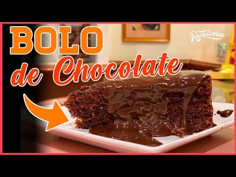BOLO DE CHOCOLATE MOLHADINHO: RECEITA FÁCIL COM COBERTURA E RECHEIO | RECEITINHAS