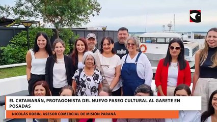 El Catamarán, Protagonista Del Nuevo Paseo Cultural Al Garete En Posadas