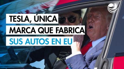 Tesla es la única automotriz que fabrica 100% sus autos en EU y que evitará los aranceles