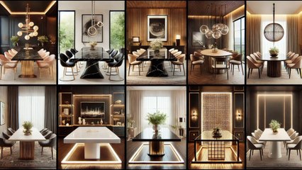 Stunning dining table design