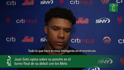 Juan Soto opina sobre su ponche en el turno final de su debut con los Mets