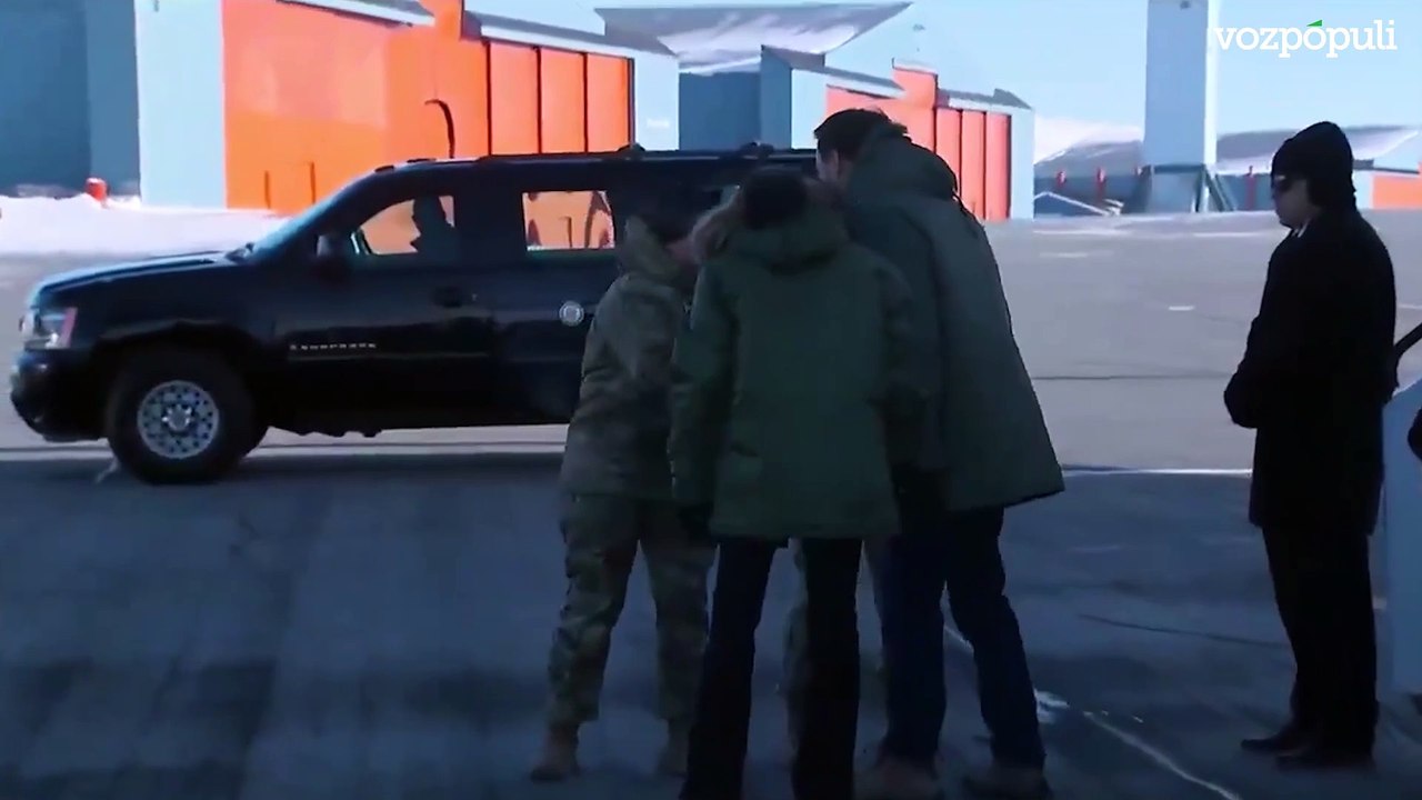 El vicepresidente estadounidense JD Vance, llega a Groenlandia