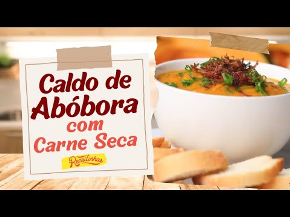 CALDO DE ABÓBORA COM CARNE SECA NO LIQUIDIFICADOR: RECEITA FIT E SABOROSA | RECEITINHAS