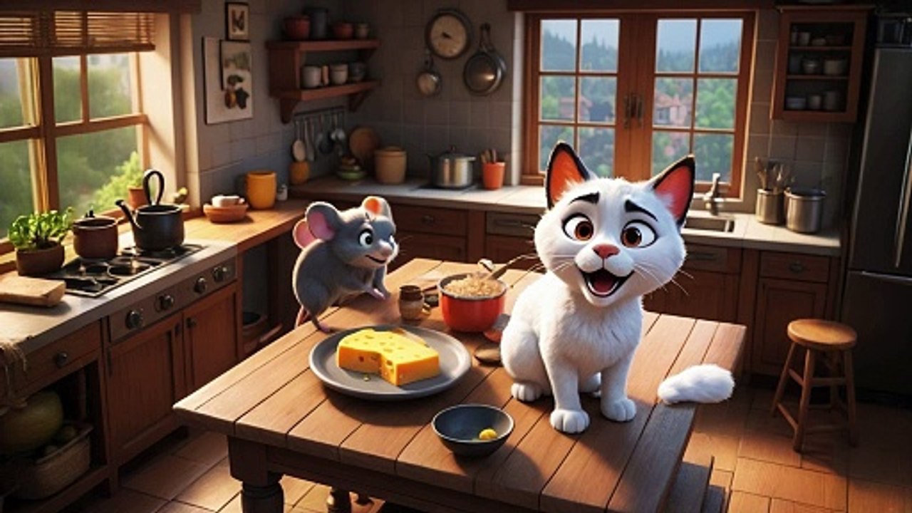the mouse and cat kids story