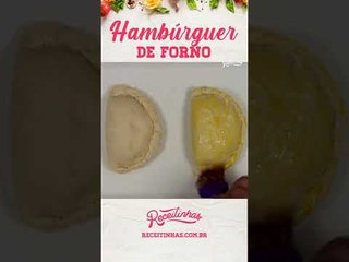 Hambúrguer de forno: Receita simples fácil de fazer #shorts