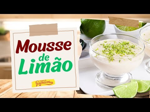 MOUSSE DE LIMÃO RÁPIDO COM APENAS 3 INGREDIENTES | RECEITINHAS