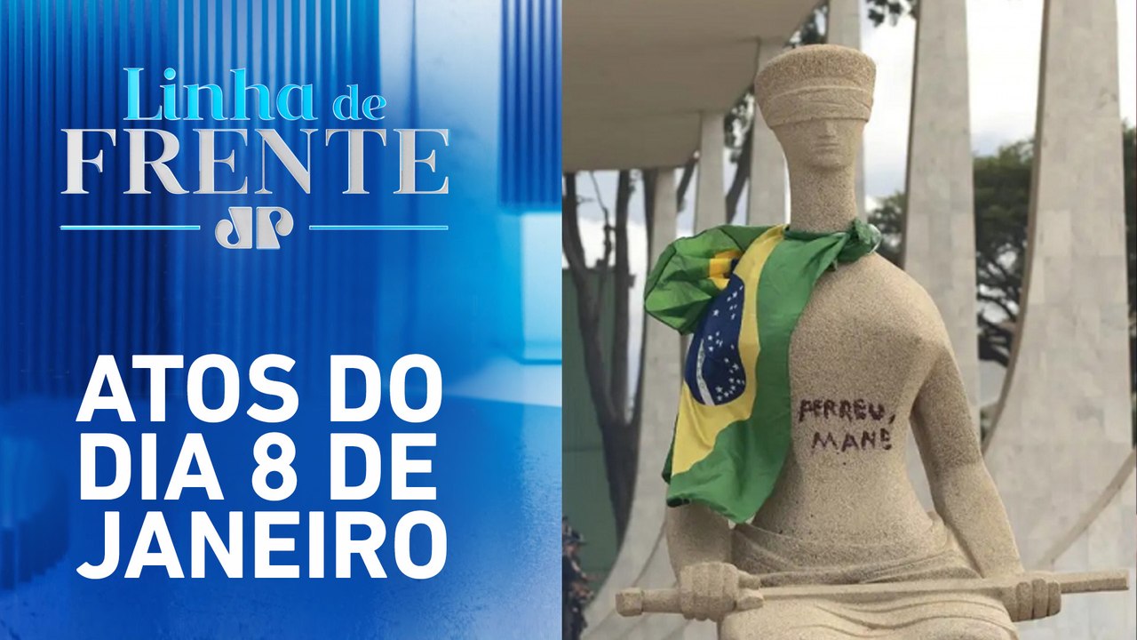 PGR pede prisão domiciliar para mulher que pichou estátua do STF | LINHA DE FRENTE