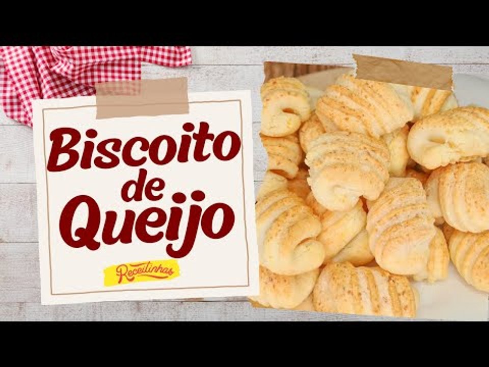 BISCOITO DE QUEIJO CASEIRO COM 3 INGREDIENTES (RECEITA MUITO FÁCIL DE FAZER) | RECEITINHAS