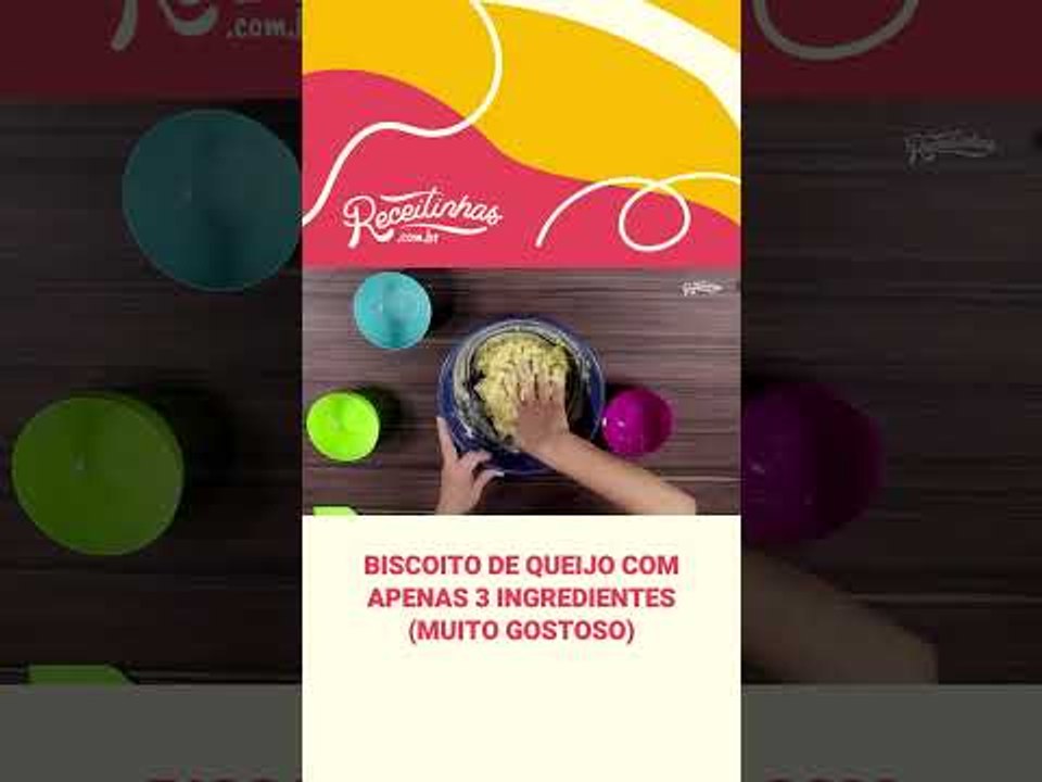 Como fazer biscoitos caseiros com apenas 3 ingredientes | Receitinhas
