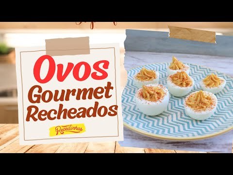 COMO FAZER OVOS RECHEADOS GOURMET GASTANDO POUCO DINHEIRO (RECEITA FÁCIL) | RECEITINHAS